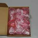 12 Pack Pink Shot Glass Set, Heart Shaped Shot Glasses Set 1.5 oz Plastic Shot Glass with Heavy Base, Shot Glasses for Whiskey, Spirits & Liquors Valentine's Day, Bachelor Party, Mother's Day Decor