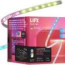 LIFX Lightstrip Color Zones, Wi-Fi Smart LED Light Strip, Full Color with Polychrome Technology™, No Bridge Required, Compatible with Alexa, Hey Google, HomeKit and Siri, 120" Kit