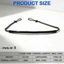 Single-Step Climbing Stick Aider - Hand-Braided UHMWPE Single-Step Climbing Aider, 1800 Lb Load-Bearing Hunting Gear for Saddle Hunting Kit & Climbing Accessories (3 pcs)