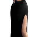 Milumia Women's Sexy Cut Out Spaghetti Strap Dress High Slit Bodycon Party Dresses, Large
