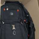 SHRRADOO Extra Large 50L Travel Laptop Backpack with USB Charging Port, College High School Backpack Airline Approved Business Work Bag Fits 17 Inch Computer for Men Women (Black)