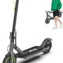 WERHY Foldable Kids Electric Scooter, 350W Motor, Max 12/16Miles Long Range, 19 MPH Max Speed, 8.5" Solid Tire, Lightweight Foldable E-Scooter with Dual Braking, Digital Display, Cruise Control