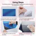 5 x 8 Pcs Flexible Mirror Reflective StickersNon Glass Safety Reflective Mirror, 12 x 12 in Self Adhesive Square Cuttable Acrylic Film Mirror for DIY Craft Home Wall Decoration