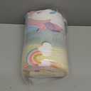 Joiedomi Glow in The Dark Blanket - Unicorns Gifts Toys for Girls Age 2 3 4 5 6 7 8 9 10 11 12 Year Old - Soft Cozy Flannel Kids Throw Blanket, Birthday Bedroom Decor 50"60" (Pink Purple Unicorn)