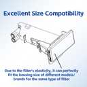 EDR1RXD1 Refrigerator Water Caps Replacement for W10295370A, EDR1RXD1B, P8RFWB2L, P4RFWB, 46-9930, 46-9081, RFC3700A, Pack of 1