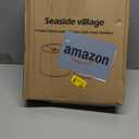 Lampshades Set of 2, Drum Lampshades 11.6" Top x 12.6" Bottom x 9.8" High, Seaside village Medium Lampshades (Spider Fitter), Beige Lampshades Natural Linen Hand Crafted, Easy Assembly Required