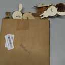 RattanView 18 Pcs Woodland Animals Ornaments Hanging Woodland Creatures Ornaments Wooden Faux Fur Decorations for Tree Decor Holiday Winter Home Office Desktop Indoor Outdoor Birthday Party Supplies