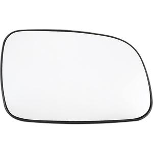 X AUTOHAUX Car Rearview Right Passenger Side Heated Mirror Glass Replacement W/Backing Plate for Jeep Grand Cherokee 1999-2004