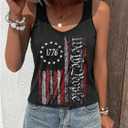 Tank Tops for Women Summer Tank Tops Racerback Boho Graphic Tank Tops Womens Tops Dressy Casual Sleeveless Tops Trendy, 2XL
