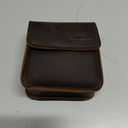 Topstache Leather Multitool Sheath for Belt - Leather Multitool Holder for Belt - EDC Belt Organizer Multitool Pouch - Two Magnetic Closure Multitool Holster - Belt Loop Leather Multitool Case, Black