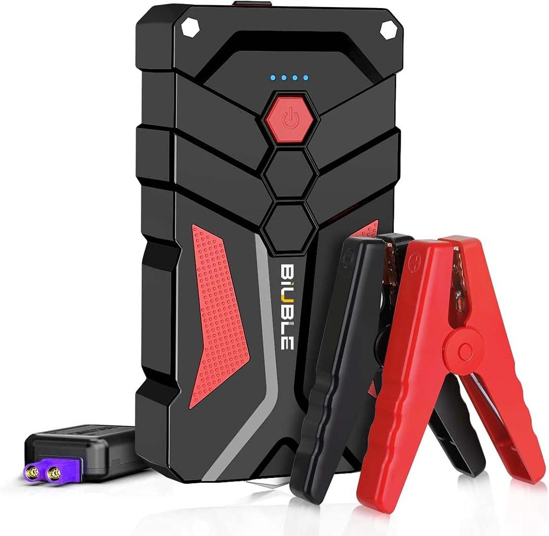 Jump Starter Car Jump Starter Auto Battery Booster Pack 5000A Peak 12V with USB-C Quick Charge,Lithium Jump Box with LED Light(Up to 7.0L Gas or 5.5L Diesel Engine)