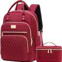 Weitars Lunch Backpack for Women,15.6 Inch Laptop Backpacks Travel Backpack for Women,Work Back pack,Teacher Nurse Back pack Insulated Lunchbox Backpacks