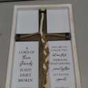 A Cord of Three Strands Wedding Sign Wall Decor 15x10 Inch Christian Marriage Art Wood Framed Braid for Wedding Ceremony Ideas Religious Couple Anniversary Wall Hanging (White)