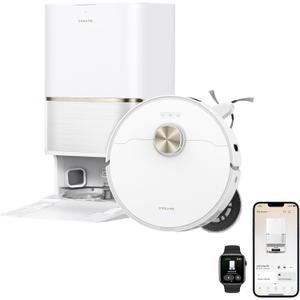 Dreame L60 Ultra FE Robot Vacuum and Mop, 212F (100C) Mop Self-Cleaning | 30,000Pa Suction Power, Corner Cleaning, Detangling TriCut Brush, Smart Multifunctional PowerDock, Obstacle Avoidance