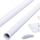 Closet Pro CD-0024-18/30WT Heavy Duty Adjustable Rod, 18 by 30-Inch, White