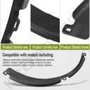 KitchenKipper 532403150 Baffle Front RH Compatible with Husqvarna