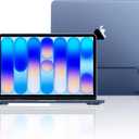 Macaset for MacBook Neo Case 13 inch 2026 (A18 Pro, Model A3404), Precision 1:1 Fit | True-to-Original Color | Matte Hard Shell, Blue Cover Scratch & Fingerprint Resistant - Indigo Clear
