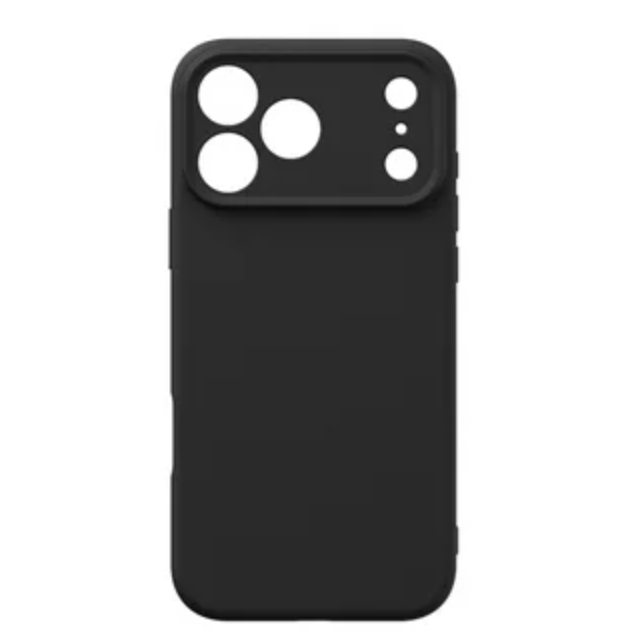 Silicone Soft Protective for iPhone 17 Pro Case 6.3" Full-Body Phone Case Drop Proof iPhone 17 Pro Cover, Black