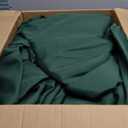 6-Pack Hunter Green Tablecloths for Rectangle Tables, 90 x 132 Inches, Stain-Resistant Polyester Fabric for 8 Foot Tables - Washable Table Covers for Weddings, Birthday Parties, Events