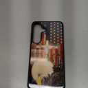 Case Compatible with Samsung Galaxy S25,Cross Jesus Flag Phone Covers for Men/Women,Anti-Skid Soft Silicone Shockproof Protective Case Compatible with Samsung Galaxy S25