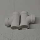 Rainbow Dream 1 1/2 Inch 45 Degree PVC Pipe Elbow - 6 Packs, White