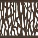 2 ft. x 4 ft. Sprig Umber Decorative Screen Panel