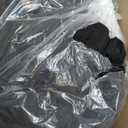 Outpain 12 Pack Spandex Black Round Tablecloths for 60 Inch/5FT Tables - Stretchy Table Cloth with Skirt, Wrinkle-Free Fitted Cloth for Wedding Vendor, Banquet & Graduation Decor (120" Round)