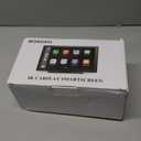 Wireless Carplay Screen for Car with 4K Dash Cam, 9" Portable Carplay & Android Auto, Car Touchscreen with 1080p Backup Camera, GPS/Voice Control/FM//Mirror Link/Bluetooth