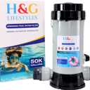 H&G lifestyles Mineral Cartridge Pool Filter for Above Ground Pools Cycle