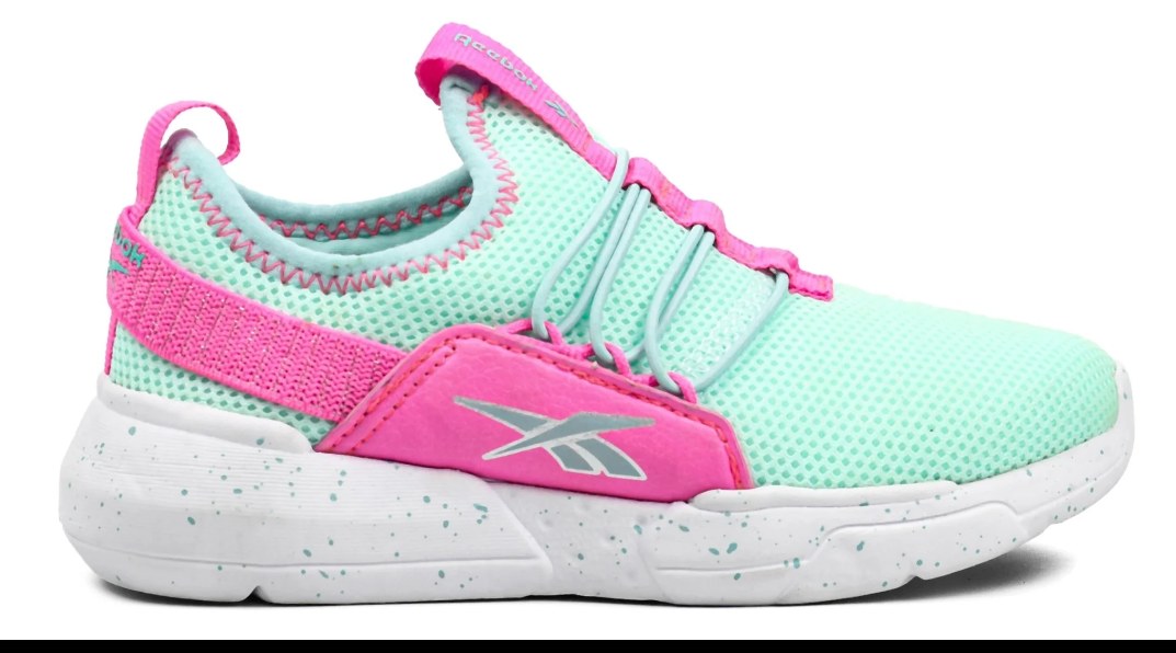 Reebok Cushioning Wear-Resistant Low-Top, Size 1K
