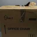 TRALT Office Chair - Ergonomic Desk Chair with Adjustable Lumbar Support, Mesh Computer Chair, Executive Chairs for Home Office Comfortable Lumbar Support (White)