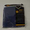 Card Guardian - Toploader 4 Pocket Premium Binder with Zipper for 160 Cards - Side Loaded Pockets - Compatible with Sports and Trading Cards TCG (Blue)