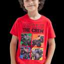 Monster Jam Boys' 3-Pack T-Shirt Set Toddler to Big Kid (Black)