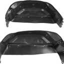 ALMULOO Rear Wheel Liner Guard Compatible with 2020-2026 Chevy Chevrolet Silverado 2500HD 3500HD Driver & Passenger Side Pair