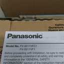 Panasonic WhisperFit DC Condensation Sensor, Pick-A-Flow 50,80,110 CFM, Energy Star Quiet EZ Install Ceiling Bathroom Exhaust Fan FV-0511VFC1