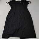 HOMEYEE Women's Retro Chic Colorblock Lapel Career Tunic Dress, Size Small