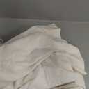 ANRODUO Memory Trained Pinch Pleated Curtains 96 Inches Long, Viral Linen Pinch Pleat Sheer Curtains with Ring Hooks & Clips for Track System, Beige Light Filtering Privacy Curtain 2 Panel Set W70xL96