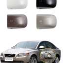 Car Door Handle Cover Cap Compatible with Volvo 07-16 S80/04-10 S40/09-17 XC60/08-16 XC70/08-15 V70/10-13 C30/06-13C70/05-12 V50 39998270 Door Key Cover Handle Accessories Lock Cap Black