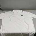 Under Armour Men's Matchplay Polo (X-Large, (100) White / / Pitch Gray)