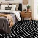 Elffloor Peel and Stick Floor Tile: 10 PCS Black Waterproof Vinyl Flooring, 11.8 in11.8 in Self-Adhesive Floor Tiles Stickers for Bathroom, Kitchen, Classroom, Bedroom