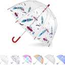 totes Kids Lightweight Dome Canopy Bubble Umbrella with Wind and Rain Protection, The 37" arc 