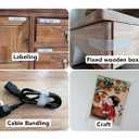 2 x Masking Tape, 2 Roll 0.75 Inch  55 Yards Painting Tape, General Purpose for Factory Home Office School Stationery, Labeling, Painting, Crafting, Arts use etc