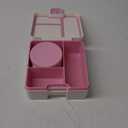 QCQHDU 2000ML Bento Lunch Box with 3 Compartments Container & Leak-Proof 8oz Insulated Food Jar, Suitable for Adults, Kids, and Toddlers (Game console)