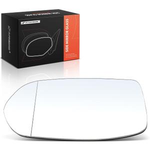 A-Premium Left Driver Side Non-Heated Mirror Glass with Backing Plate Compatible with Honda CR-V CRV 2012-2016, HR-V HRV 2016-2018 - Exterior Side View Flat Mirror