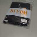 BTFBM Casual Fall Tops for Women 2025 Long Sleeves Solid Shirts Crew Neck Loose Fit Work T Shirt (Black, XXL)