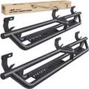 Nilight Running Boards for 2009-2018 Dodge RAM 1500 2019 2020 2021 2022 2023 2024 1500 Classic Quad Cab Dual-Stage Textured Black Powder Coated Slip-Proof Side Step Nerf Bars