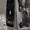 Rear View Mirror Camera, Mirror Dash Cam for Car 1080P Front & Rear Mirror Cameras 9.66 Inch HD IPS Full Touch Screen 64G Card Night Vision Motion Detection Loop Recording 24H Parking Monitor G-Sensor (P2)