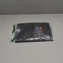 Double-Sided White Board 12x9 inch - Ultra-Thin 0.3" Portable Dry Erase Board with 3 Markers & Anti-Ghosting Surface | Magnetic-Ready | Foldable for Office, School, Travel, Homeschool (Black)