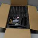 Black Tub Shower Faucet Set Complete with 8-Inch Rainfall Shower Head and Tub Spout Included Shower Valve Tub Shower Trim Kit Matte Black