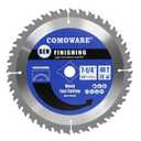 COMOWARE 7 1/4 Circular Saw Blade, 40T ATB Circular Saw Blade, 5/8" Arbor, TCT Carbide-Tipped, Anti-Vibration, Teflon Anti-Stick, Miter Saws Blades for Wood, Laminate, Plywood & Hardwoods